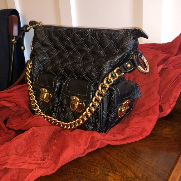 Marc Jacobs leather handbag with gold hardware - Picture 5 of 8